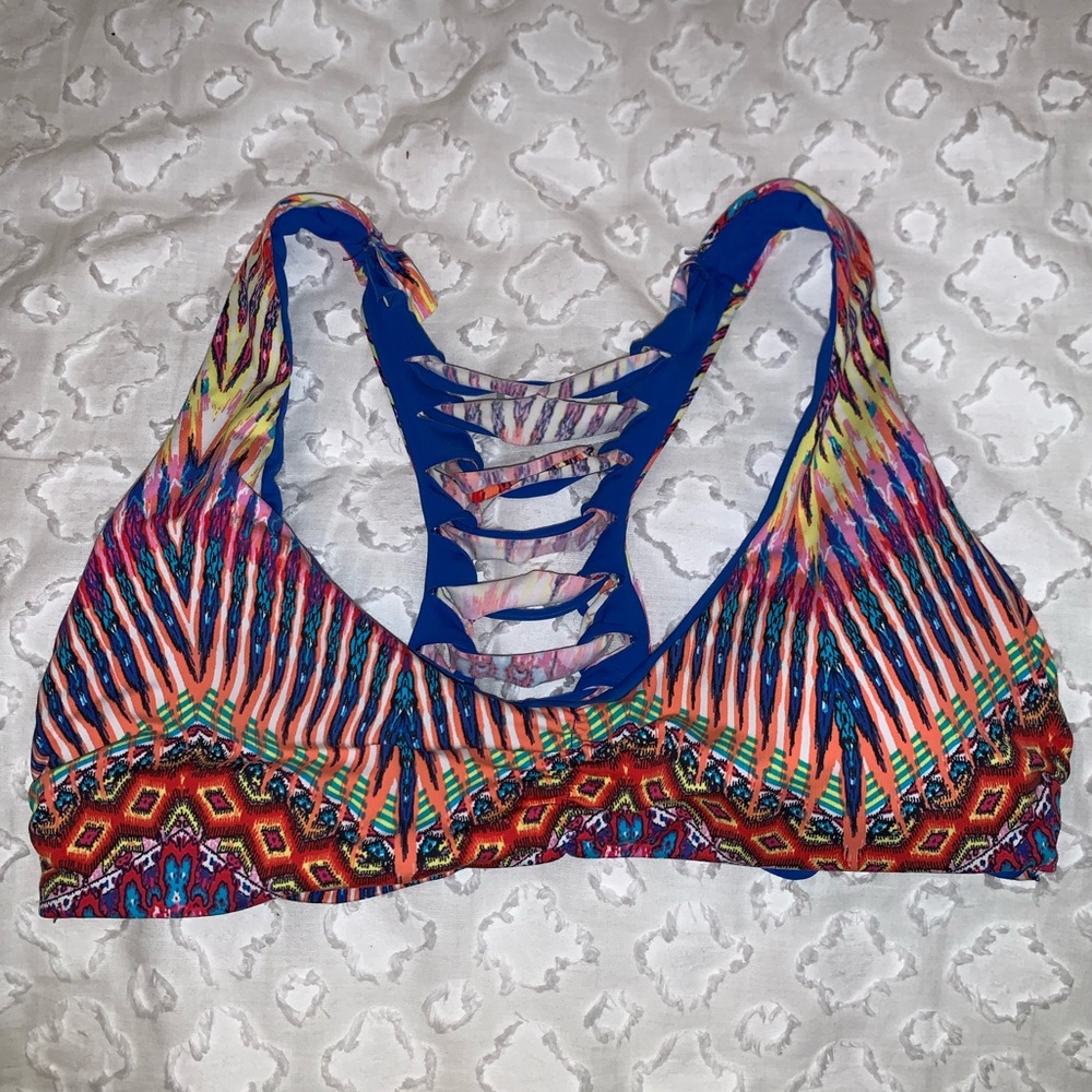Perfect Condition colorful bikini top